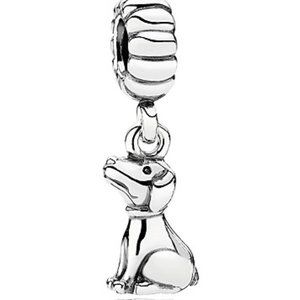 Rare Find Discontinued Pandora Dog Charm ~ NEW